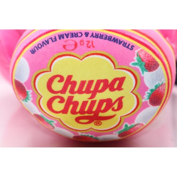 Chupa Chups Strawberry & Cream Plush Bunny Soft Toy Pink 12" Collectible - Picture 2 of 12